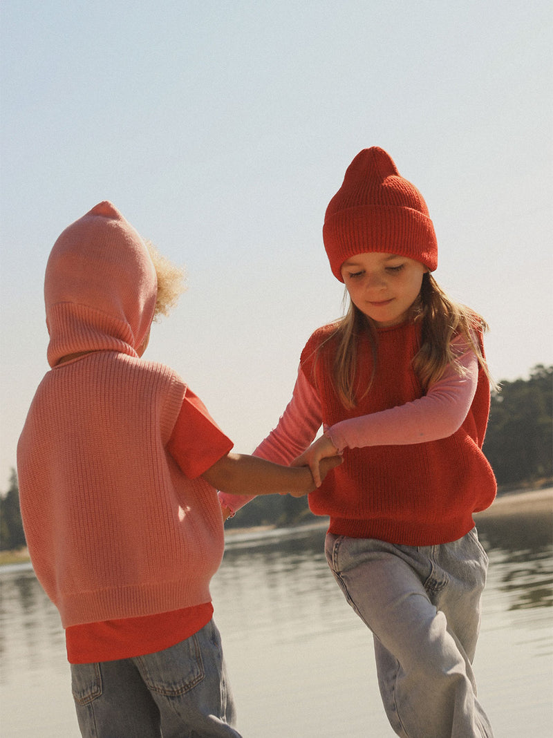 Kamizelka z wełny merino Harvey Kids