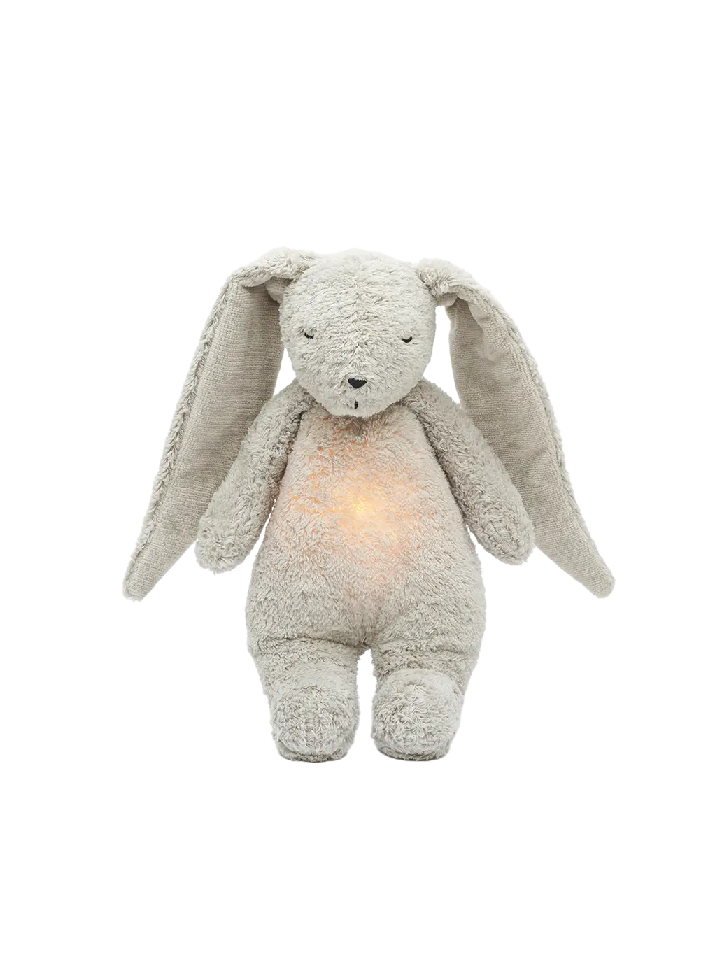 Szumiący króliczek organic z lampką nocną Moonie BEBE Concept 