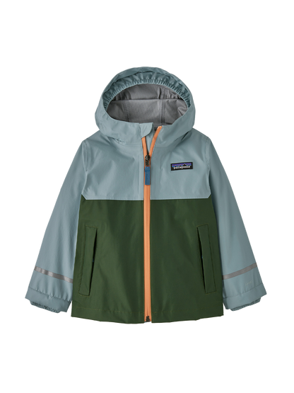 Chaqueta impermeable para bebé Torrentshell de 3 l THERMAL BLUE