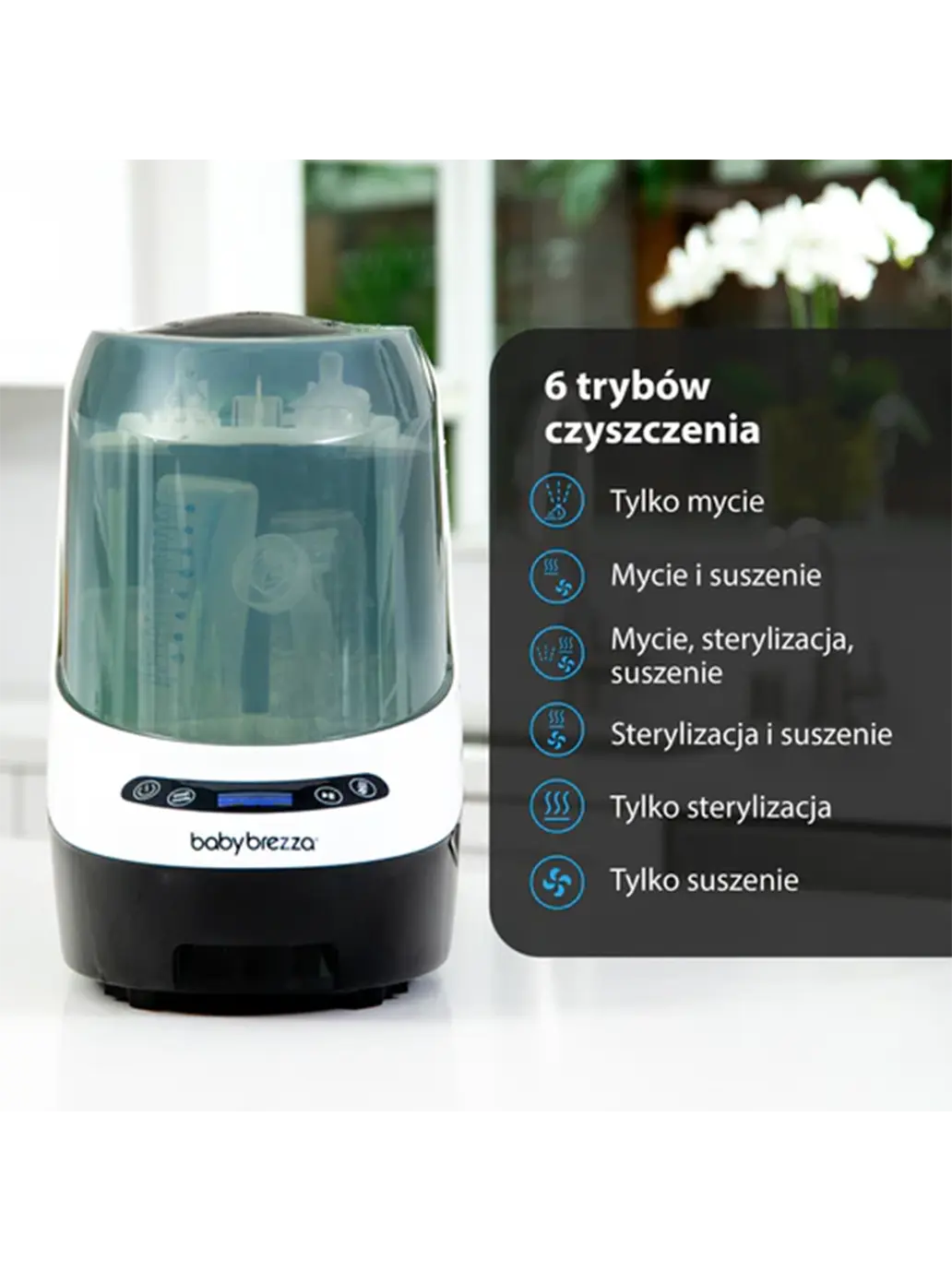 Urządzenie do mycia i sterylizacji Baby Brezza Bottle Washer Pro Baby Brezza BEBE Concept 