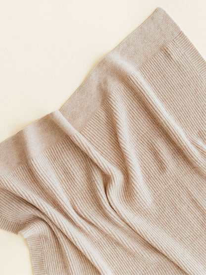 Große Merinowolldecke Gaston SOFT BEIGE
