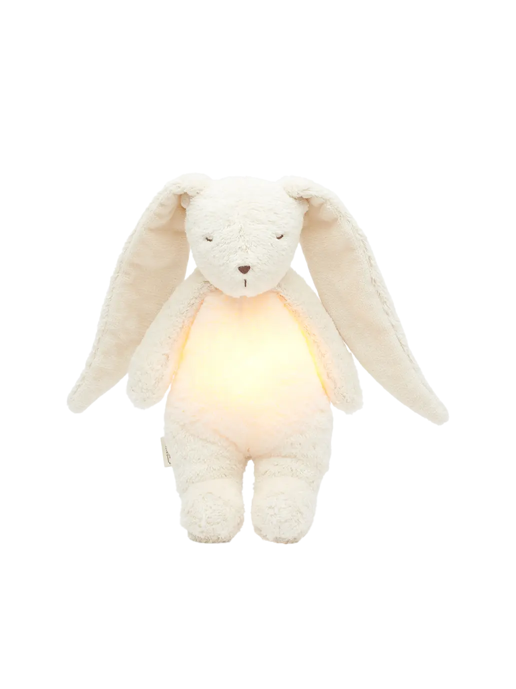 Szumiący króliczek organic z lampką nocną Moonie BEBE Concept 