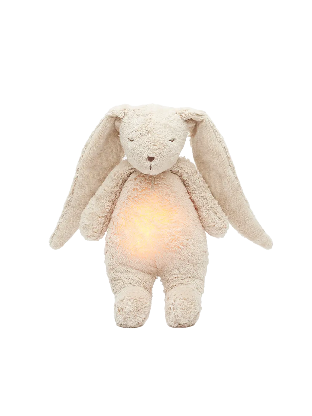 Szumiący króliczek organic z lampką nocną Moonie BEBE Concept 