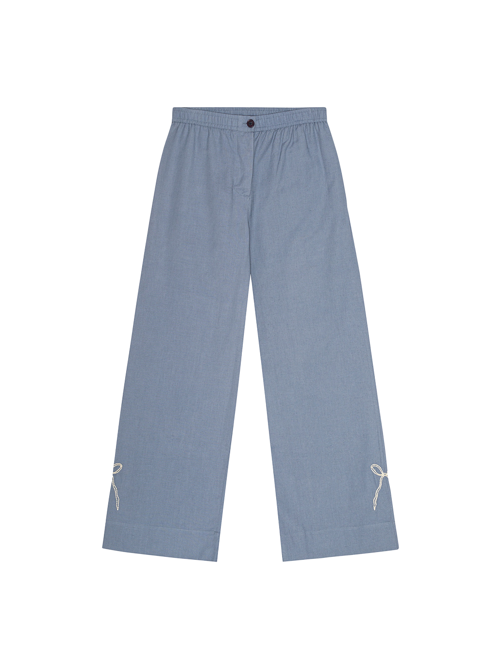 Pantaloni ricamati Polly rilassati