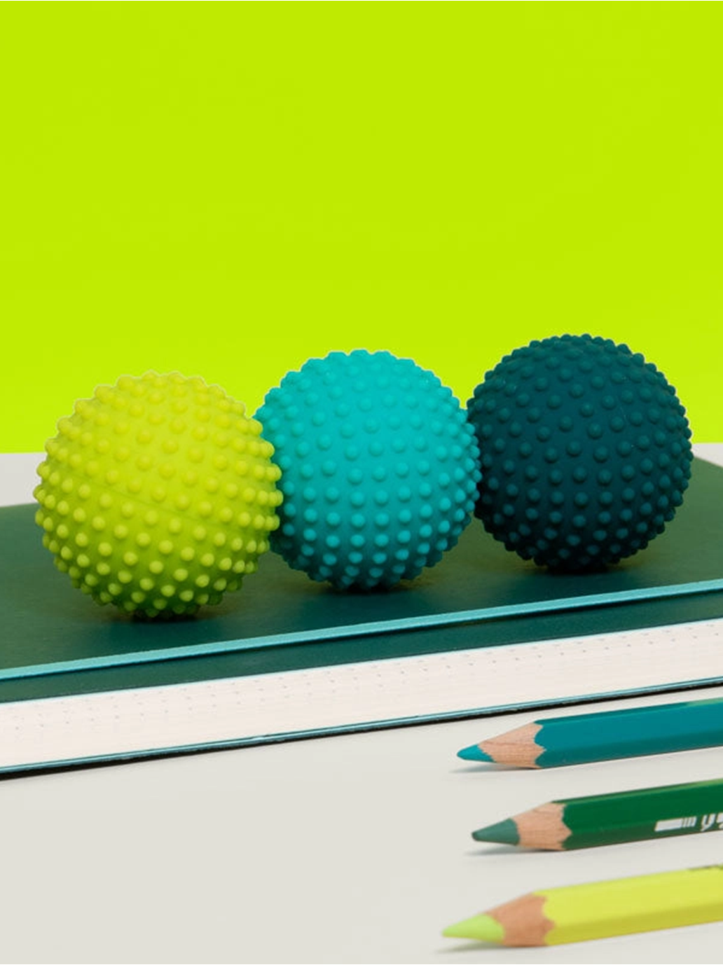 Kulki antystresowe Odds Silicone Magnets GREEN DOTS