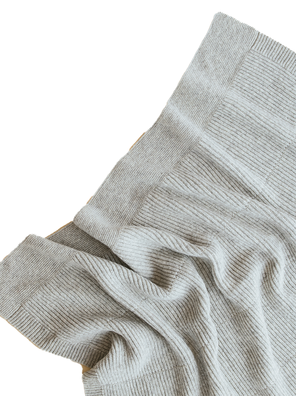 Grande couverture en laine mérinos Gaston SOFT GREY