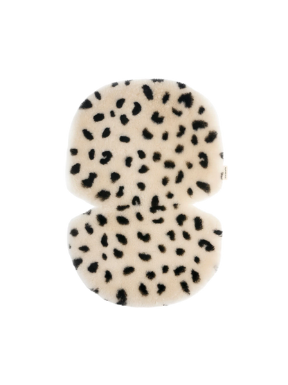 Multifunktionale Einlegesohle aus natürlichem Schaffell LEOPARD/PEANUT
