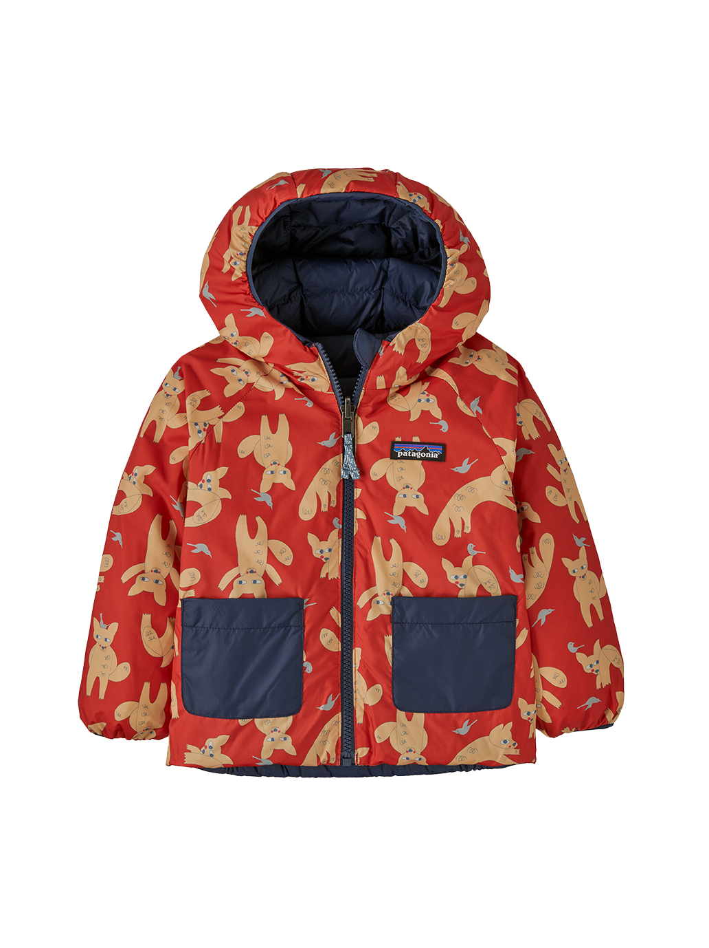 Dwustronna kurtka puchowa Baby Reversible Down Hoody