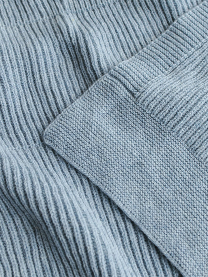 Große Merinowolldecke Gaston FROST BLUE