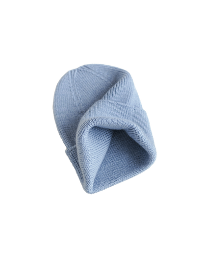Merino Beanie Newborn 0+ LIGHT BLUE