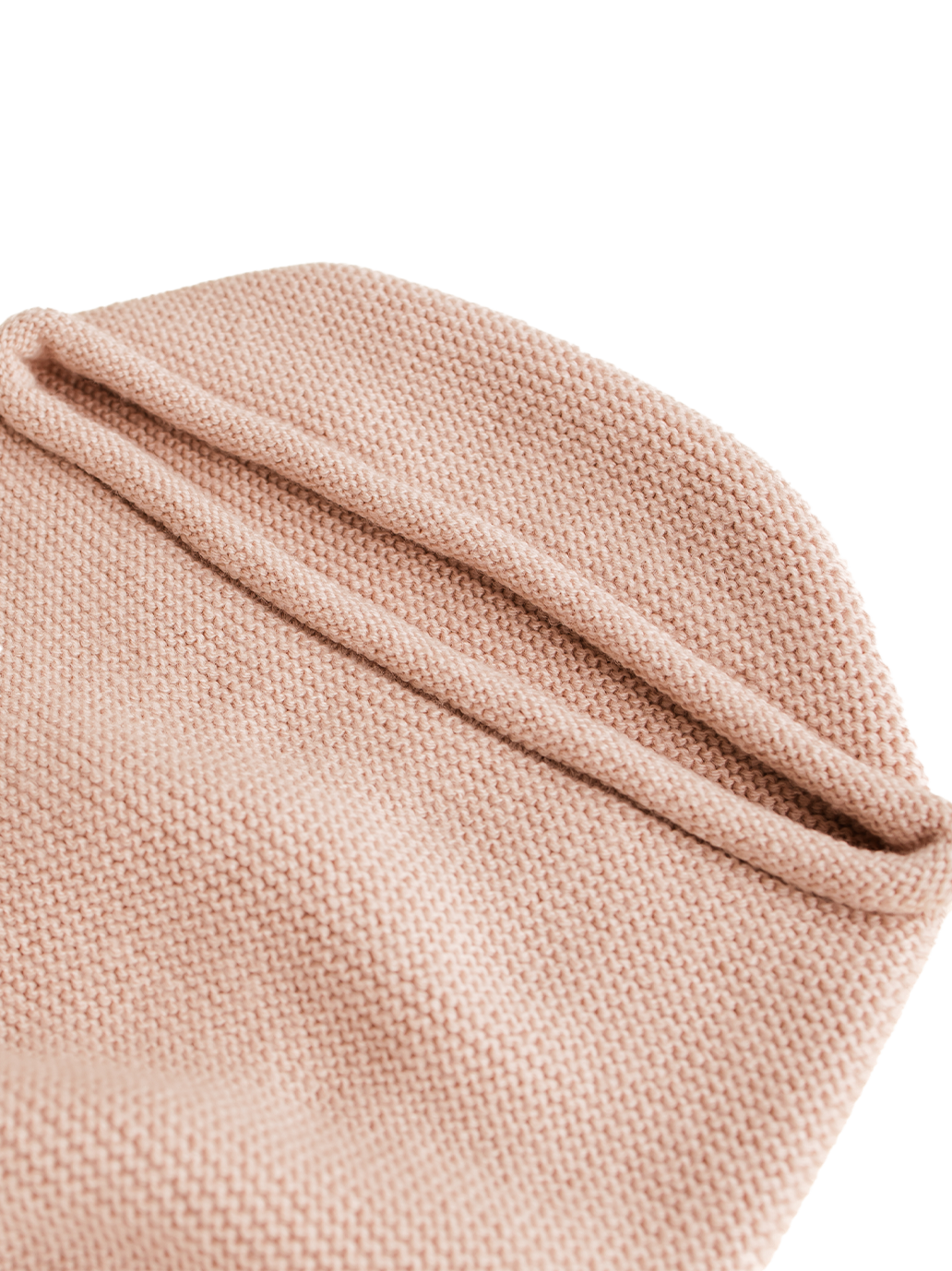 Manta de bebé con forma de capullo de lana merino APRICOT