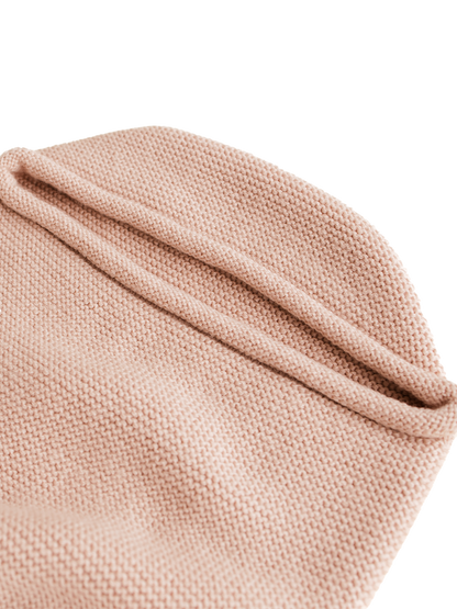 Manta de bebé con forma de capullo de lana merino APRICOT