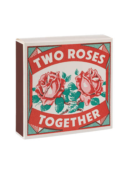 Luksusowe zapałki w ozdobnym pudełku TWO ROSES