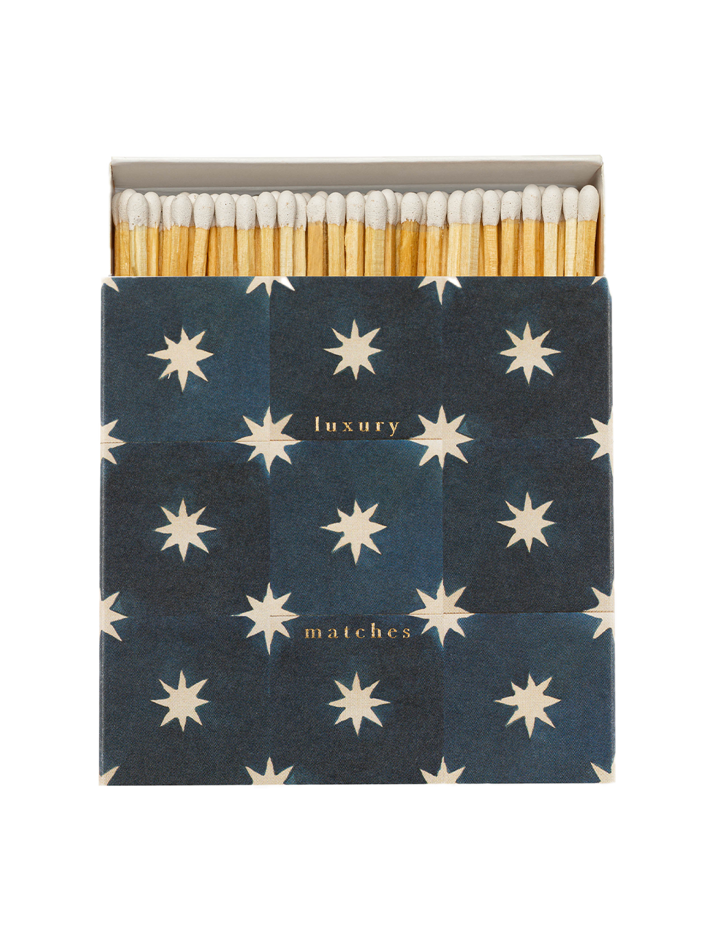 Luksusowe zapałki w ozdobnym pudełku NAVY STAR TILE