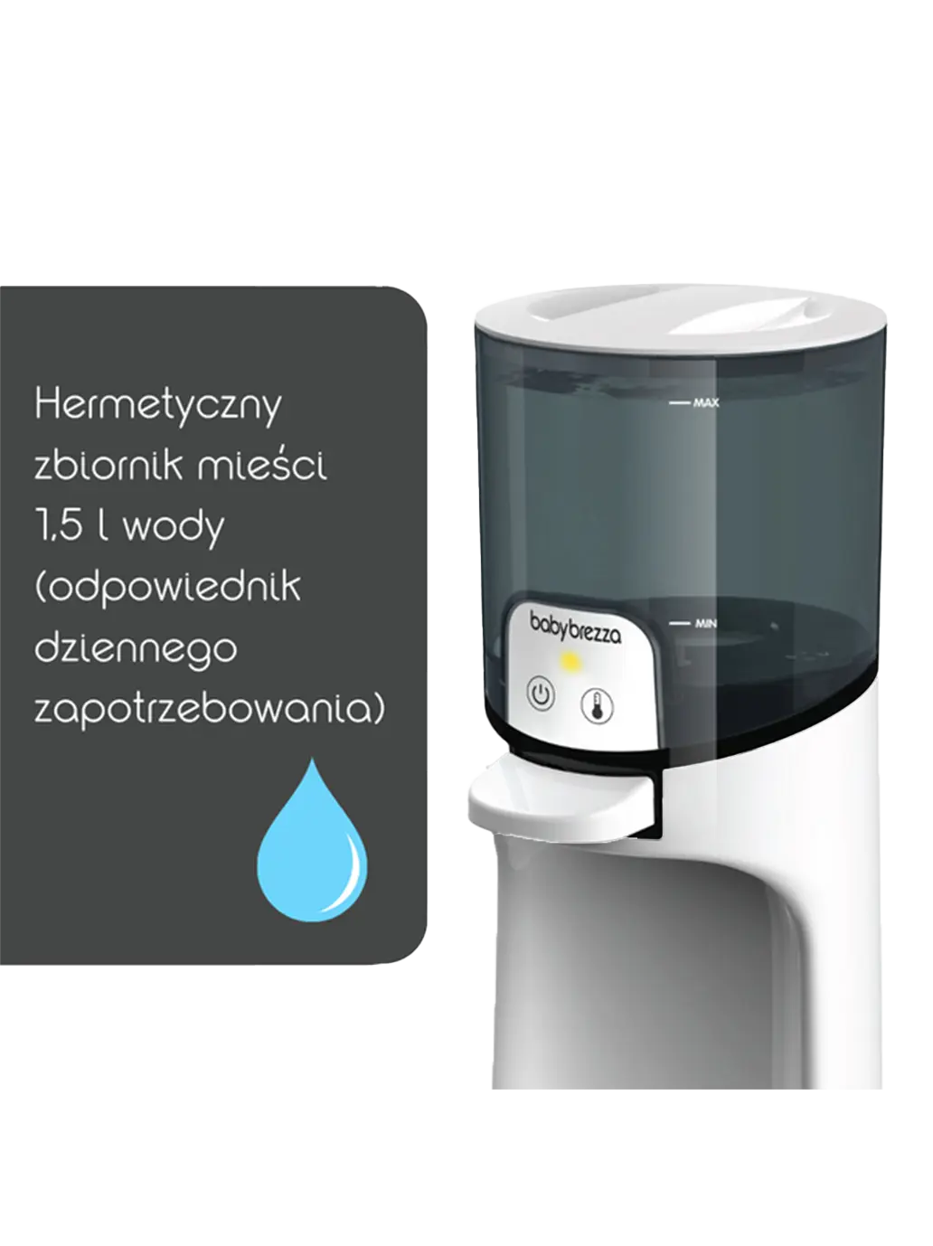 Podgrzewacz wody Instant Warmer Baby Brezza BEBE Concept 