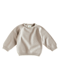 Georgette seamless merino wool jumper PEBBLE