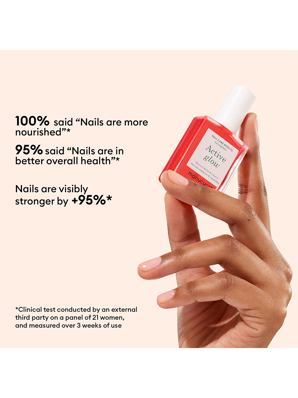 Esmalte de uñas de tratamiento Active Glow