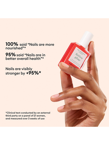 Esmalte de uñas de tratamiento Active Glow GLOW RASPBERRY