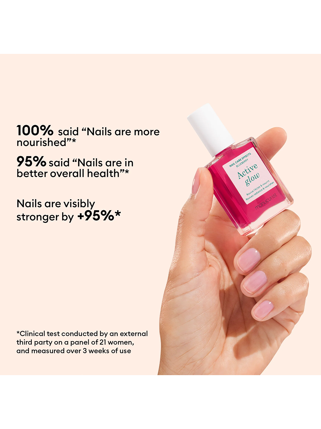 Pflegender Nagellack Active Glow