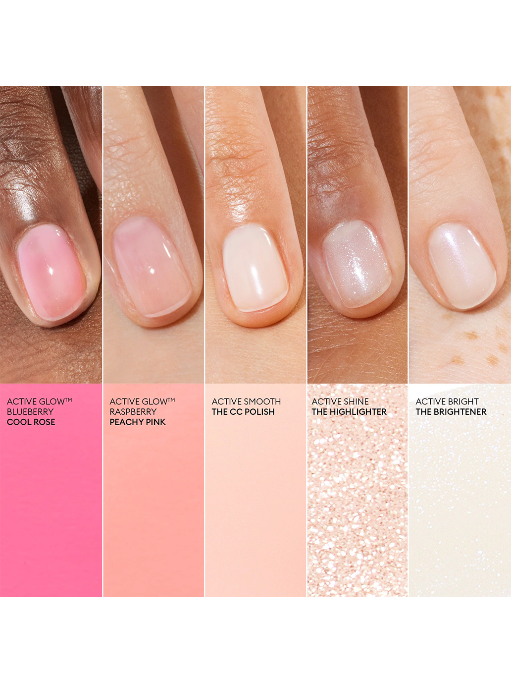 Esmalte de uñas de tratamiento Active Glow