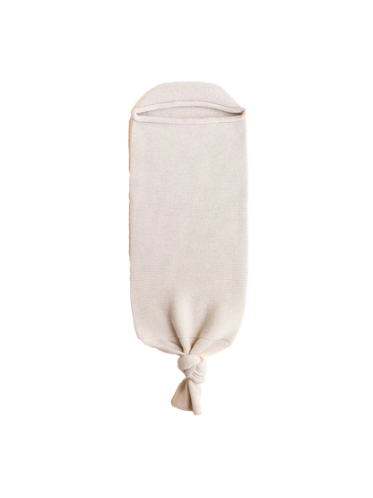 Manta de bebé capullo de lana merino CREAM
