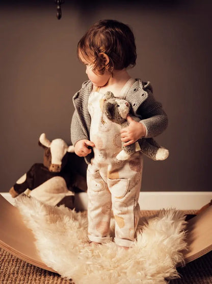 Mini przytulanka z ekologicznej bawełny Baby Animal Senger Naturwelt BEBE Concept 