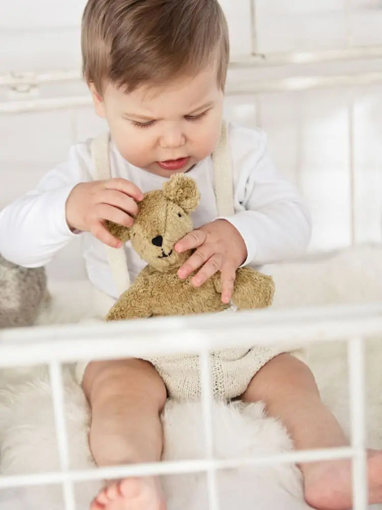 Mini przytulanka z ekologicznej bawełny Baby Animal Senger Naturwelt BEBE Concept 