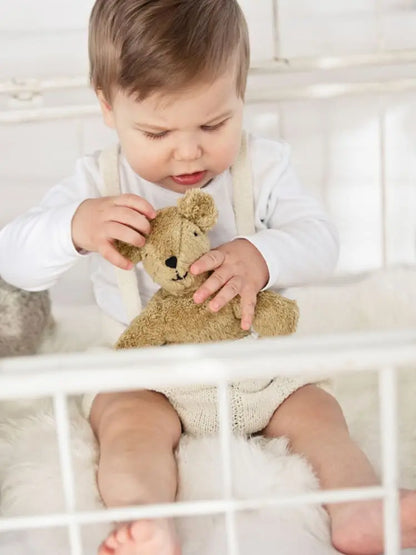 Mini przytulanka z ekologicznej bawełny Baby Animal Senger Naturwelt BEBE Concept 