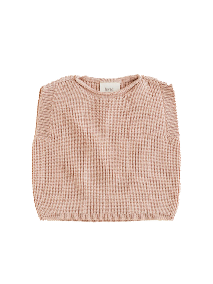 Baby merino Harvey vest APRICOT