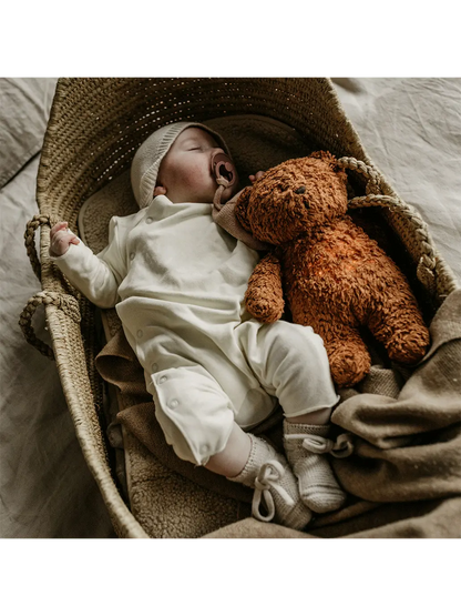 szumiący miś organic z lampką nocną Moonie BEBE Concept 