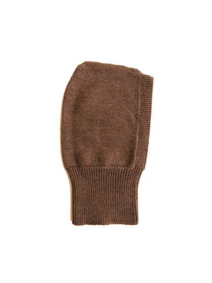 Sturmhaube aus Merinowolle Eddy MOCHA