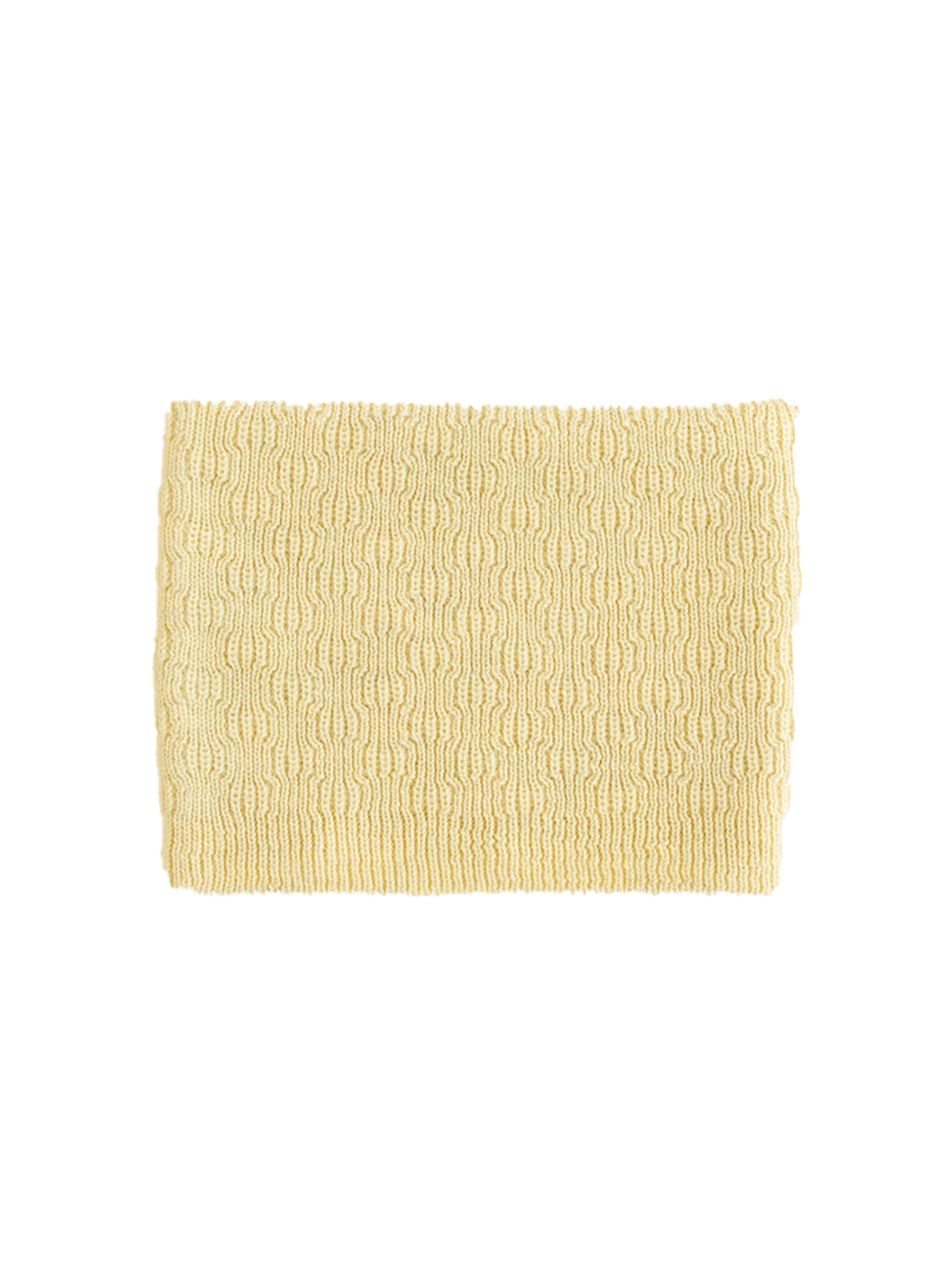 Komin z wełny merino Gigi LIGHT YELLOW