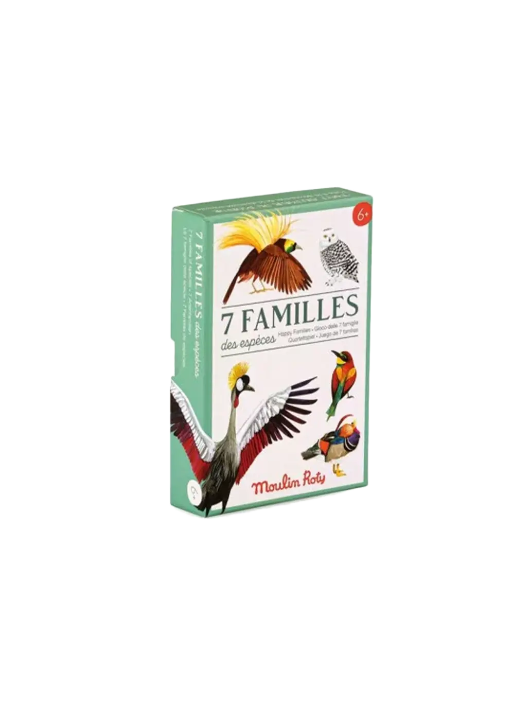 edukacyjna gra karciana 7 Happy Families Moulin Roty BEBE Concept 