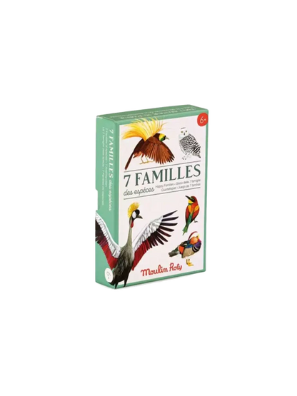 edukacyjna gra karciana 7 Happy Families Moulin Roty BEBE Concept 