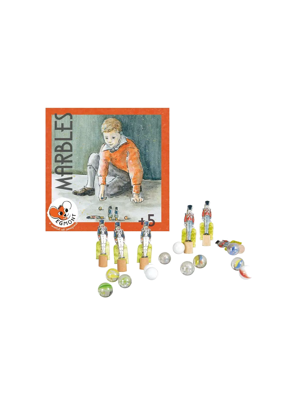 Gra retro w szklane kulki Marbles Egmont Toys BEBE Concept 