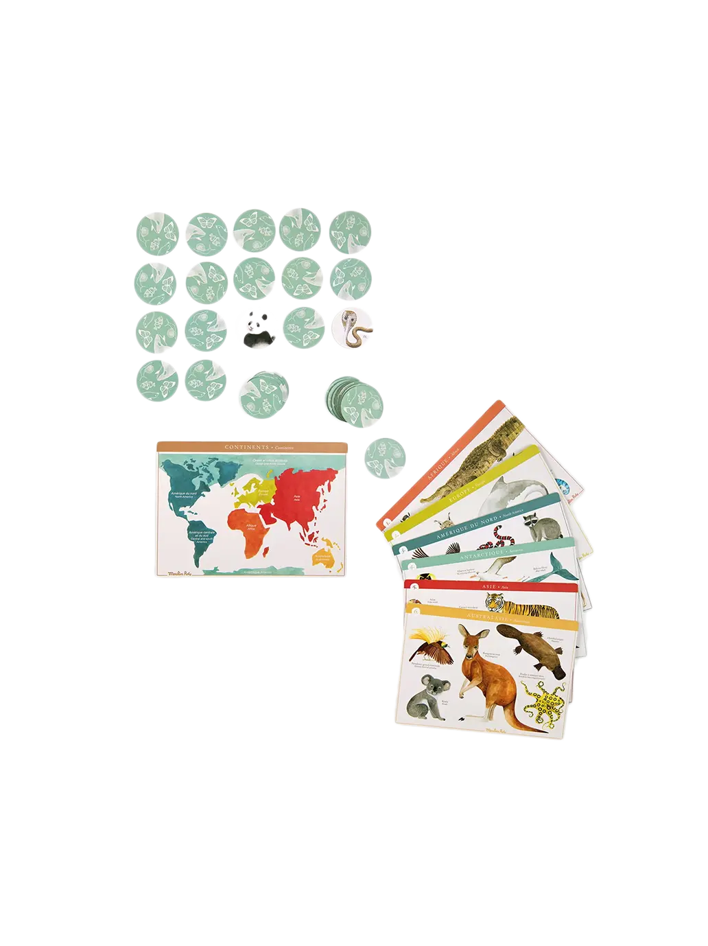 gra edukacyjna Animal Lotto Moulin Roty BEBE Concept 