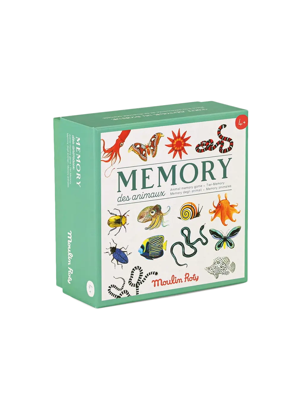 edukacyjna gra memory z dzikimi zwierzętami Moulin Roty BEBE Concept 