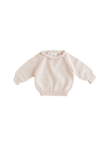 Jersey de lana merino sin costuras georgette CREAM