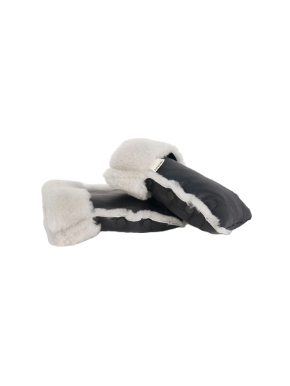 Premium coated buggy mitten with merino wool MOON