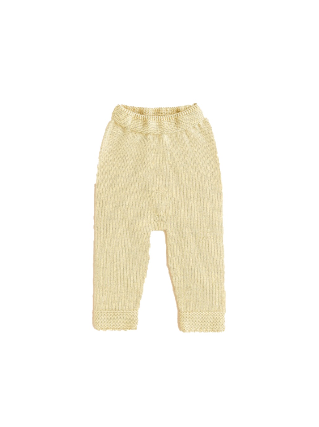 Spodenki niemowlęce z wełny merino Guido LIGHT YELLOW