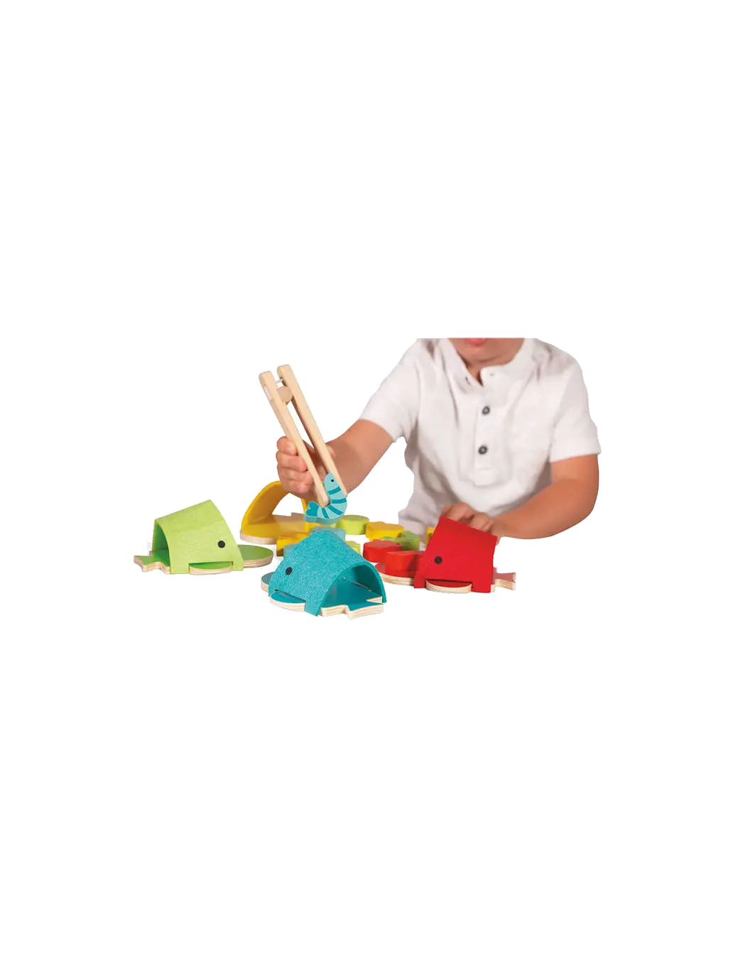 Gra w sortowanie kolorów Wieloryby Janod BEBE Concept 