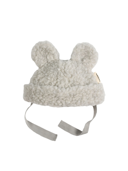 Teddymütze aus Merinowolle CLOUD