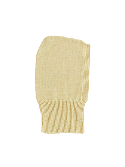 Merino wool balaclava LIGHT YELLOW