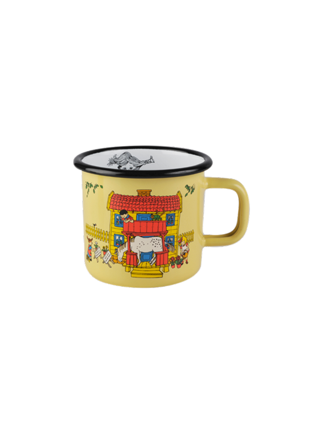 Retro Emaillebecher Pippi 3,7 dl