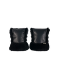 Premium coated buggy mitten with merino wool NOIR