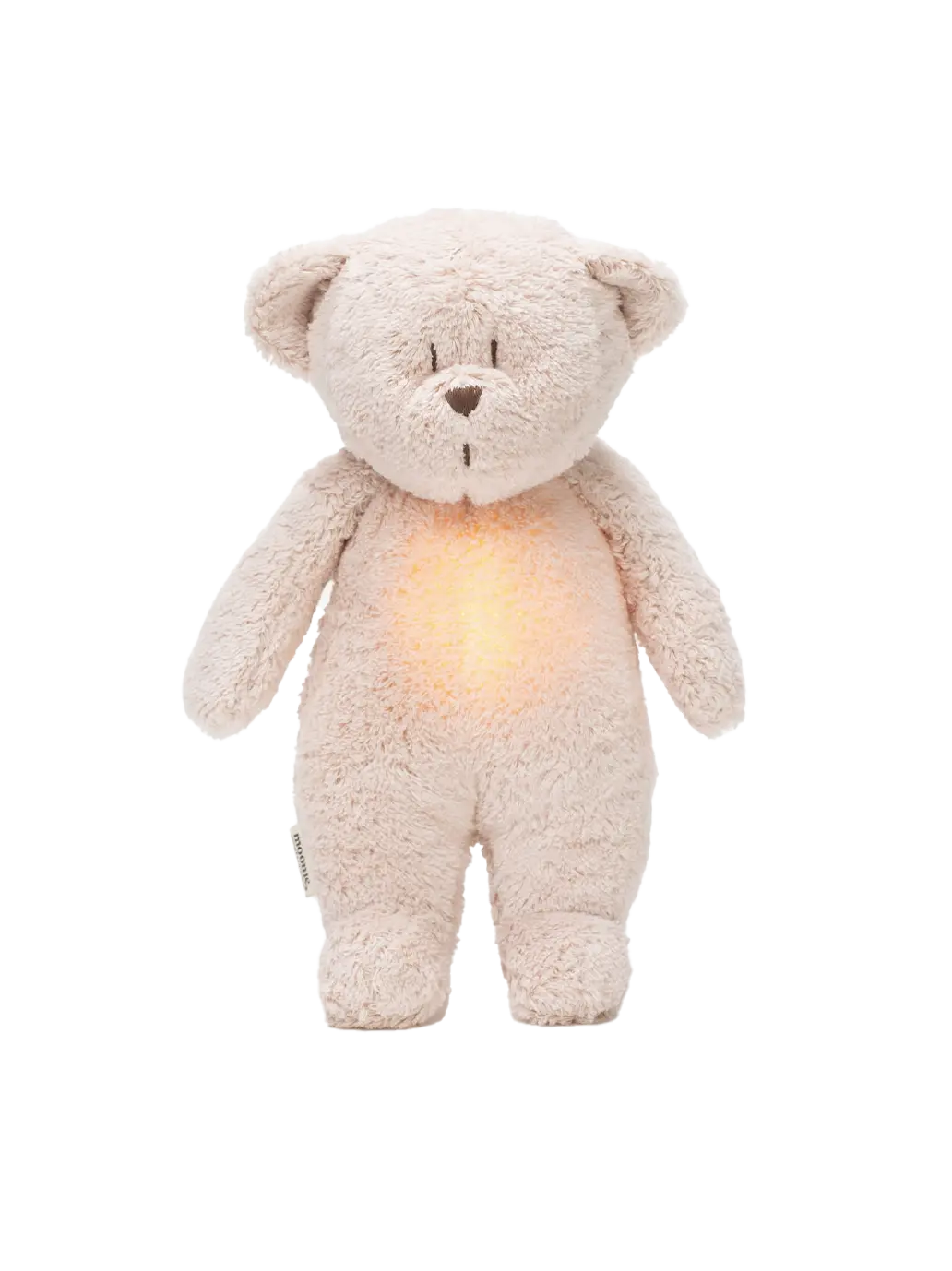 szumiący miś organic z lampką nocną Moonie BEBE Concept 