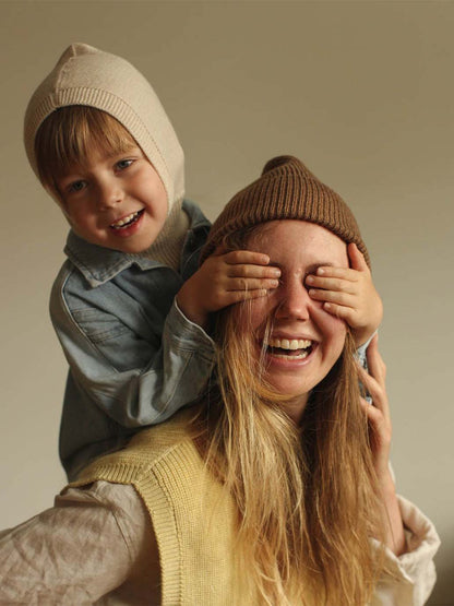 Merino wool balaclava CREAM