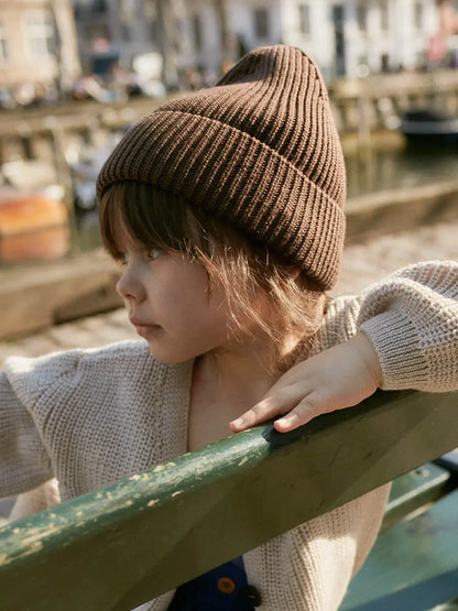 całoroczna czapka z wełny merino Everyday Beanie Mille Family BEBE Concept 
