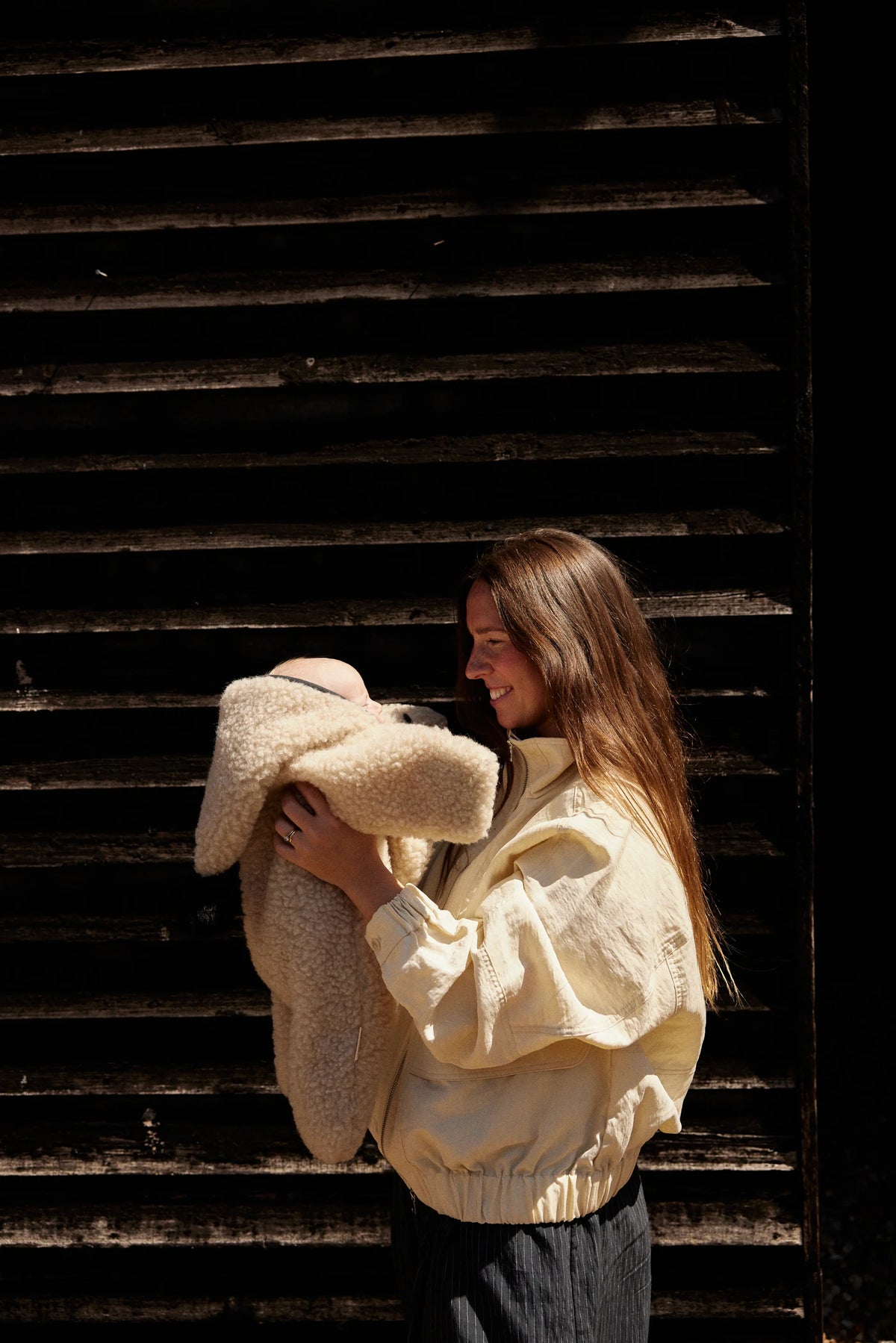 Merino baby suit CLOUD