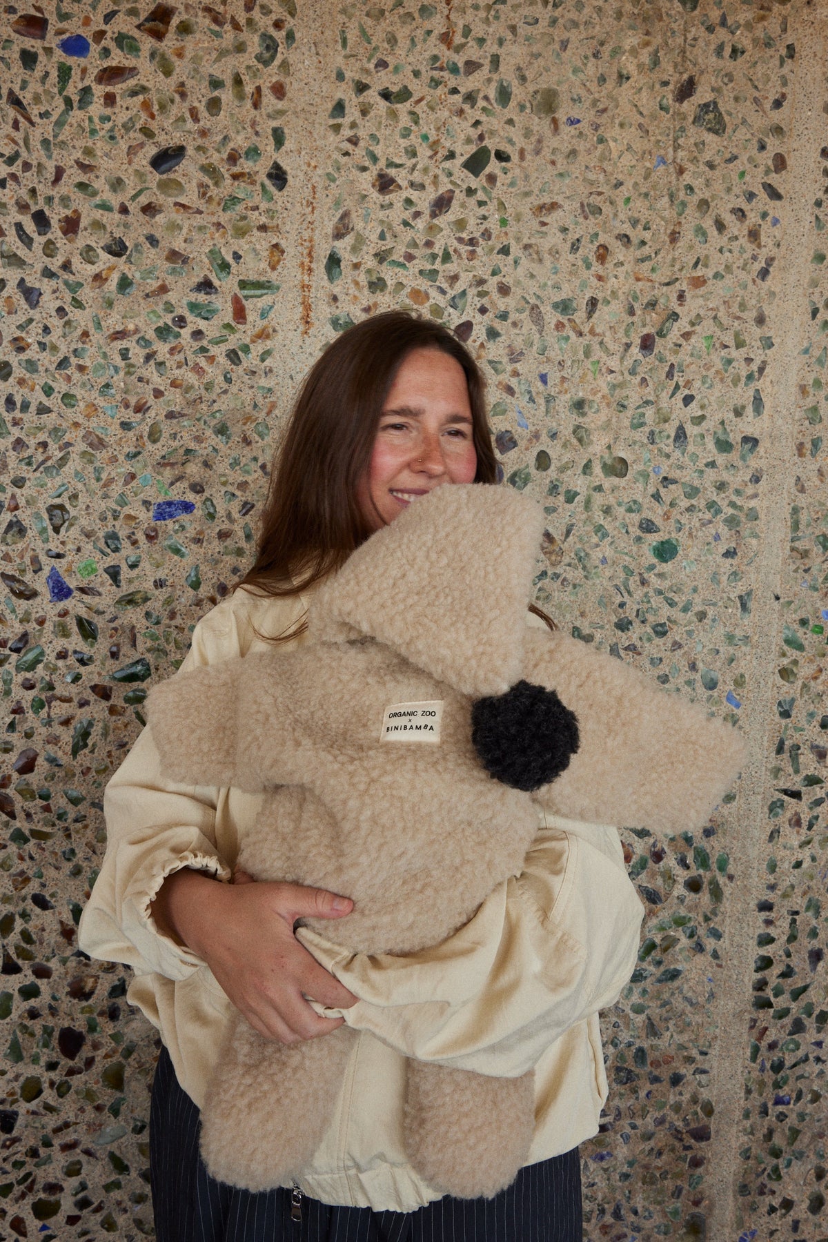Merino baby suit CLOUD